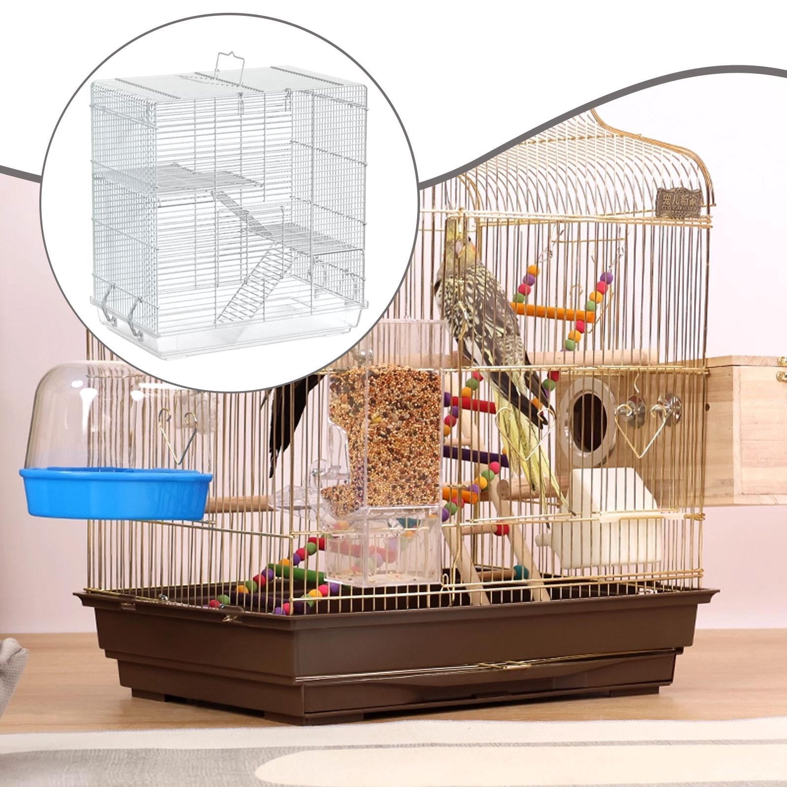 Serenable Bird Cage with Removable Bottom Tray with Handle Pet Supplies Birdcage Parrot Cage for Parakeet Small Conure Finches Ringneck