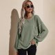 thumbnail image 4 of Suéter de moda, Jersey de punto para mujer, Jersey de manga murciélago, Jersey suelto de punto grueso, de invierno, L Baoblaze Suéter de las mujeres, 4 of 8