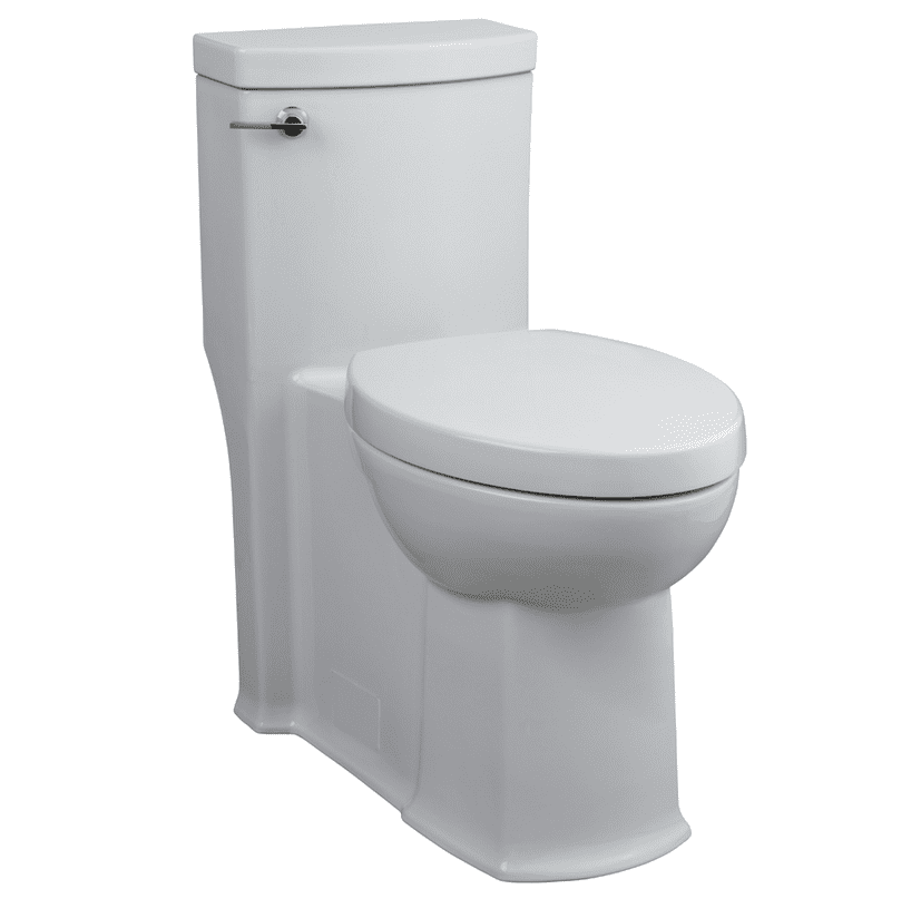 WOODBRIDGE B0500/ T-0031 B0500/T0031 Short Compact Tiny One Piece Soft Closing Seat Small Toilet WHITE