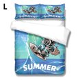 thumbnail image 2 of Dibujos animados Duvet Cover Skateboard Pattern Patrón de Hogares Acolchado Cubierta Caja Caja de múltiples Tamaño Conjunto de colchas para jóvenes adultos L 3 piezas Eigraketly HA011559-15, 2 of 7