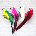 thumbnail image 4 of BOOYOU Artificial Bird Lifelike Feathered Parrot Foam Birds Christmas Model Colorful Simulation Macaw Parrots for Tree Craft, 4 of 19