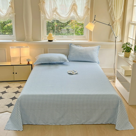 Drap-Housse Uni en Polyester Doux et Confortable, Lavable et Facile D'Entretien, Idéal pour la Décoration de la Chambre., JKODE