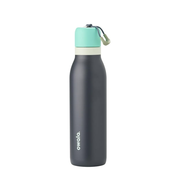 Botella de agua Owala FreeSip Twist Insulated 500 ml azul/gris