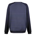 thumbnail image 5 of Wyzesi Chandails en Molleton Rouges pour Filles Mode Décontractée Rayé Couleur Unie Imprimé avec Poche Col Rond Manches Longues Sweat à Capuche Rose pour Femmes Zip, 5 of 5