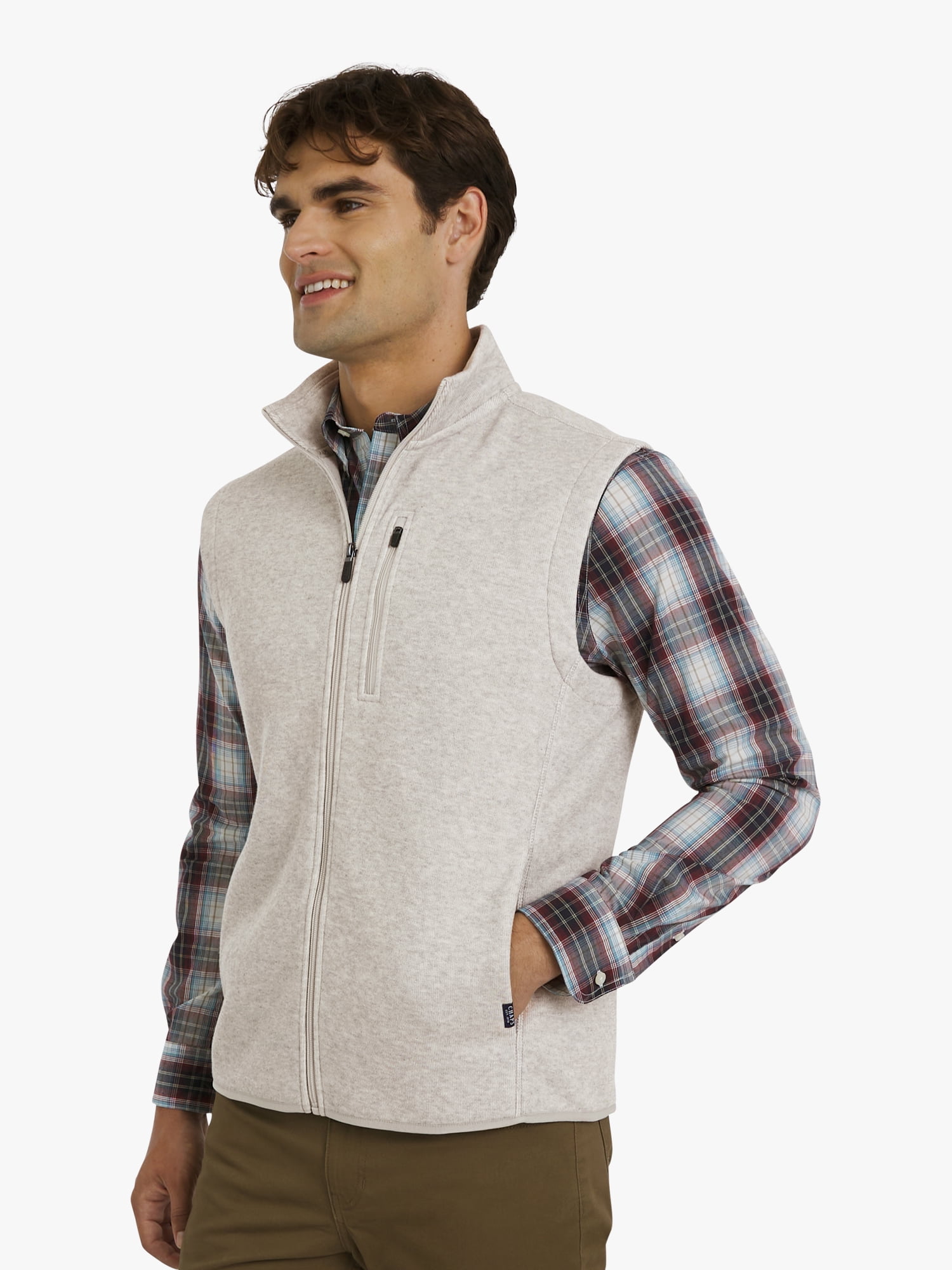 Chaps Men's & Big Men's Norwell Sweater Fleece Vest, Sizes S-3XL