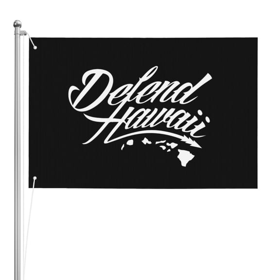 Defend Hawaii Flag Double Sided Flag 2x3ft For Home/Company/Indoor Outdoor Decoration Flags
