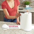 thumbnail image 4 of Grove Free Standing Paper Towel Holder with Weighted Base and Padded Base, White, 4 of 5