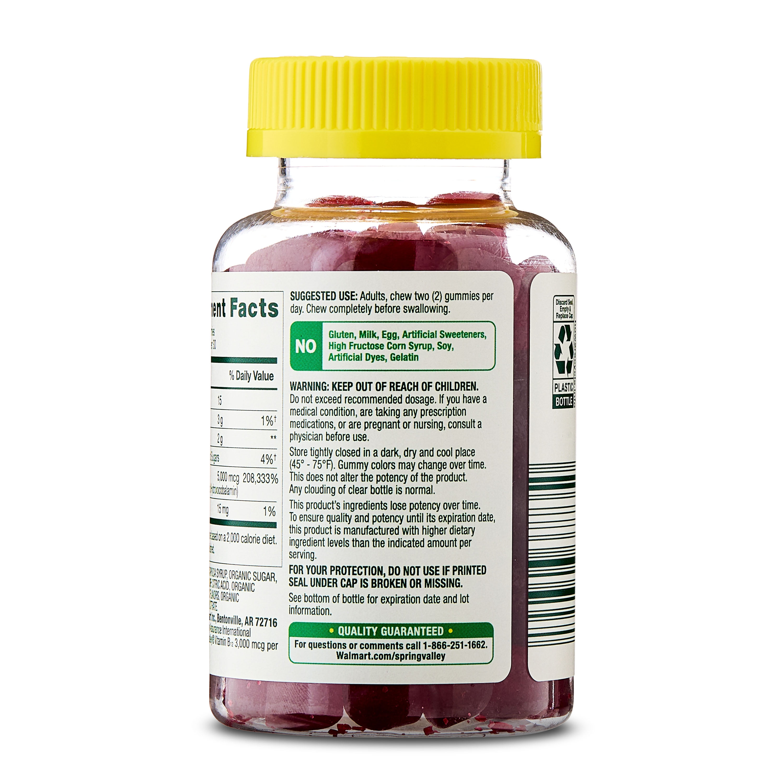 SV Ultra Strength Vitamin B12 5,000mcg w/ Methylcobalamin, 60ct