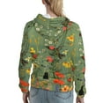 thumbnail image 7 of Haiem Botanical Garden With Cats for Women's Fashion Hoodies & Sweatshirts with Kangaroo Pocket,Hooded Sweatshirt with Eye-catching Drawstrings-XX-Large, 7 of 7