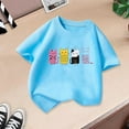 thumbnail image 4 of Hienoo Little Girls Graphic T-Shirt Cartoon Cat Print Short Sleeved T Shirt, Sizes 3-12, 4 of 4