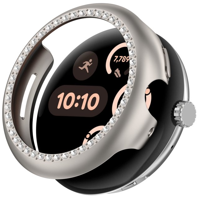 Montre de Sport Intelligente 41mm Design Demi-Couvert Percé Ajustement Ergonomique Matériau PC Durable & Résilient