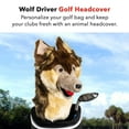thumbnail image 4 of Daphne's Wolf Headcovers, 4 of 4