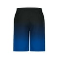 thumbnail image 4 of UVEASISHA Big and Tall Swim Shorts for Men Fashion Gradient Color Summer Beach Shorts Elastic Waist Drawstring Straight Leg Board Shorts with Pockets Dark Blue 4XL, 4 of 5