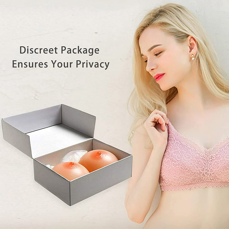 Silicone Breast Forms Triangle Bra Enhancer Inserts Crossdress Cosplay  Mastectomy C cup 800g/pair