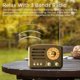 thumbnail image 4 of Altavoz Bluetooth retro, portátil, radio de onda corta AM, FM, recargable, compatible con tarjeta TF/AUX/reproductor de MP3 USB, marrón, 4 of 5