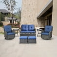 thumbnail image 2 of POCASSY 8 Piece Rattan Sofa Seating Group with Cushions, 2 of 11