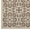 thumbnail image 3 of Modway Ariana Vintage Floral Trellis 9x12 Indoor and Outdoor Area Rug in Light and Dark Beige, 3 of 9