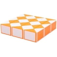 thumbnail image 2 of Magic Snake Twist Puzzle Twisty Toy Collection 36 Wedges Magic Ruler, Orange White, 2 of 4