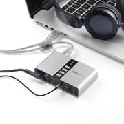 StarTech 7.1 USB Audio Adapter Sound Card with SPDIF Digital Audio - Sound card - 48 kHz - 7.1 - USB 2.0