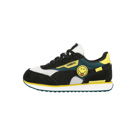 PUMA PRE SCHOOL Future Rider PS "Smileyworld - Black / Yellow" 386135 01 386135 01 from Stadium Goods