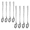 8 Pcs, variant on CuiLiyq Long Handled Ice Tea Spoon, Cocktail Stir Spoons, Stainless Steel Coffee Spoons, Ice Cream Scoop (7.7 Inch)