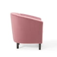 thumbnail image 4 of Modway Prospect Performance Velvet Armchair in Dusty Rose, 4 of 9