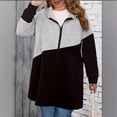 thumbnail image 2 of Swuxness Women Hooded Casual Jacket Long Sleeve Loose Fitted Outerwear Comfortable Coat, 2 of 4