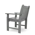 thumbnail image 2 of POLYWOOD® Vineyard Garden Arm Chair in Slate Grey, 2 of 2