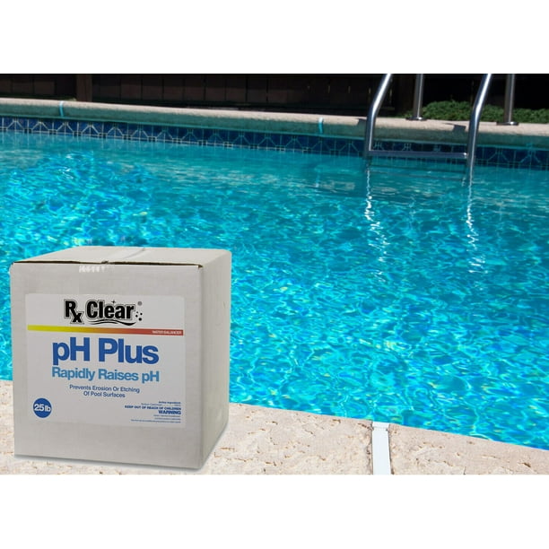 pH Plus Increaser Granular Soda Ash Chemical For Swimming Pool Choose Quantity, 25 lbs