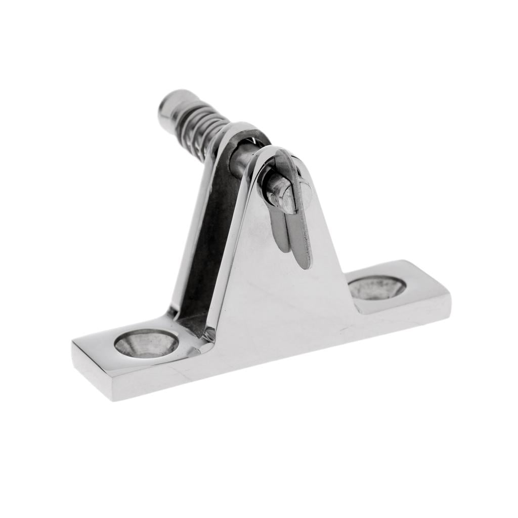 Wzmzjy 6 Pieces Boat Canopy/Cover Quick Release Pin Deck Mount Bimini Top Fittings