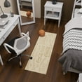 thumbnail image 5 of Ottomanson Coca-Cola Vintage Machine Washable Non-Slip Rubberback 2x5 Runner Rug, 20"x 59", Beige, 5 of 7