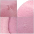 thumbnail image 4 of Minzimin Wool Beret for Women French Style Artist Hat Solid Color Basque Beanie Cap, 4 of 7