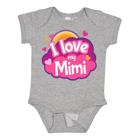 

Inktastic I Love My Mimi Grandma Gift Baby Girl Bodysuit