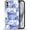 French Garden Cafe Cat, variant on Case for iPhone 15 Plus, Durable Drop Protection Shockproof Silicone and Hard PC 2 in 1 Hybrid Protective Cover with Stylish Pattern Design Personality Black Leopard
