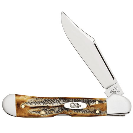 Case XX Knives Mini Copperlock 6.5 BoneStag 65327 Stainless Pocket Knife
