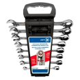 thumbnail image 1 of JET 8-Piece Long S.A.E. Ratcheting Combination Wrench Set, 700308, 1 of 6