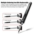 thumbnail image 5 of Soldering Iron,With 300 Usb Iron Adjustment Ideal And Function And Temperature Adjustment Iron Pen Iron Kit Iron Set Usb Portable Iron Iron Adjustment Usb Maintenance Use Various Adjustment Function, 5 of 5