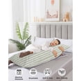 thumbnail image 4 of Boho Sage Green Stripe Body Pillow Covers, Abstract Geometric White Minimalist Soft Bed Throw Pillowcases Breathable Cooling Long Lumbar Body Pillow Sham Cover for Bed Sofa 20''x54'', 4 of 7