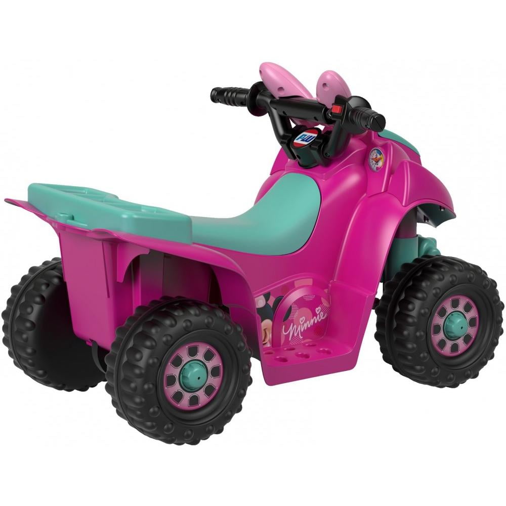 minnie power wheels quad