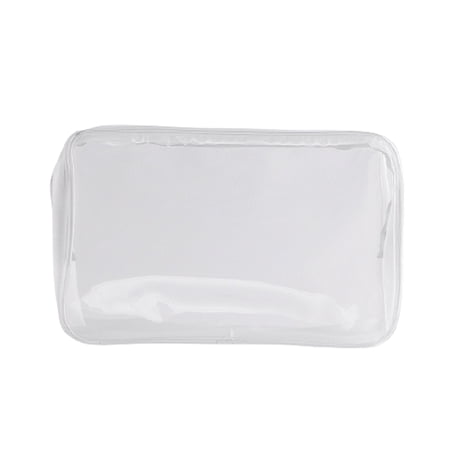Muellery Clear Toiletry Carry Pouch Zipper Bag Makeup Waterproof Travel 9x6in(22x15cm) TPJJ105030