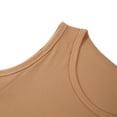 thumbnail image 7 of Endives Women's Cotton Tank Top Fitness Round Neck Wrapped Camisole Top Vest Basic Layer Tank Top Sport Wear Khaki, 7 of 7