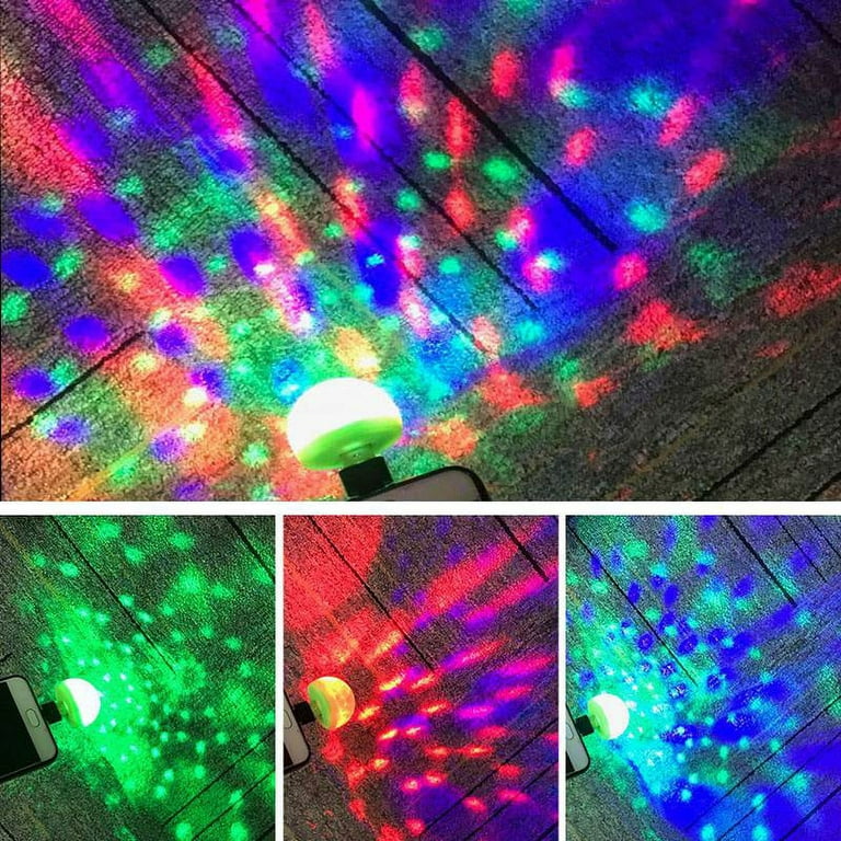 USB Gadgets USB Laser Light Mini RGB LED Ball Shape Stage Effect
