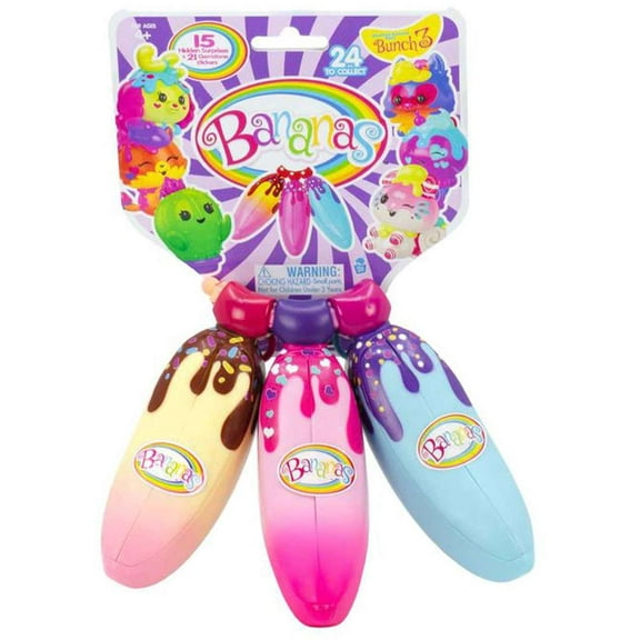 Series 3 Bananas Mystery Bunch 3-Pack