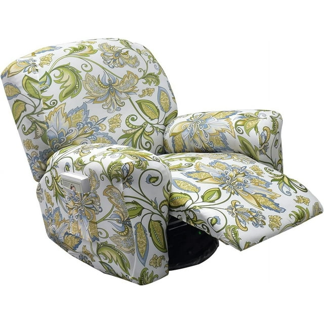 Recliner Slipcovers -Pieces Lazyboy Recliner Covers Recliner Couch Covers Recliner Chair Cover Non Slip Reclining Slipcovers with Storage Pockets Furniture Protector for Living Room