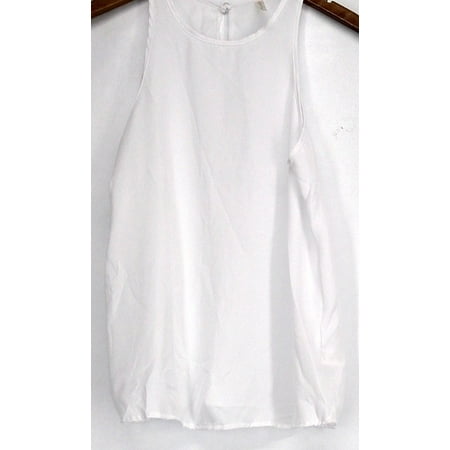 Sleeveless Natural - Lyss Loo Top Sz S At First Crush Sleeveless Natural White Womens