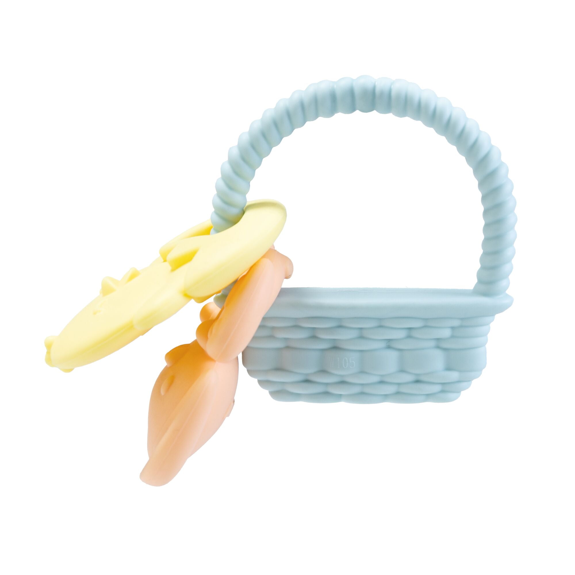 Nuby Silicone Easter Basket Teether with Bunny & Chick