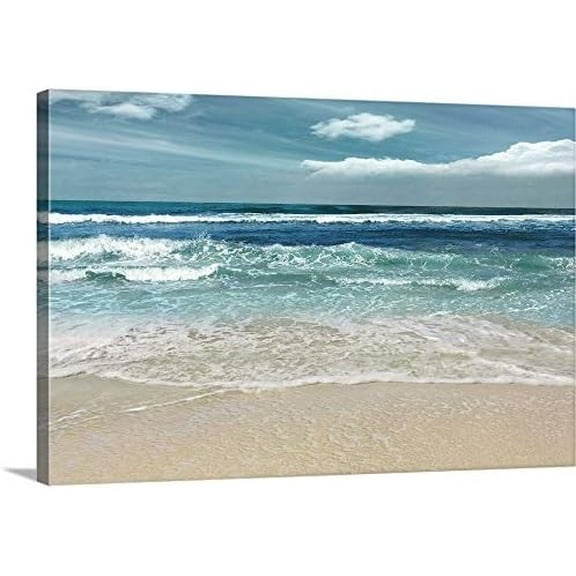 GREATBIGCANVAS Symphony of The Sea Canvas Wall Art Print, Coastal Home Decor Artwork, 24"x16"