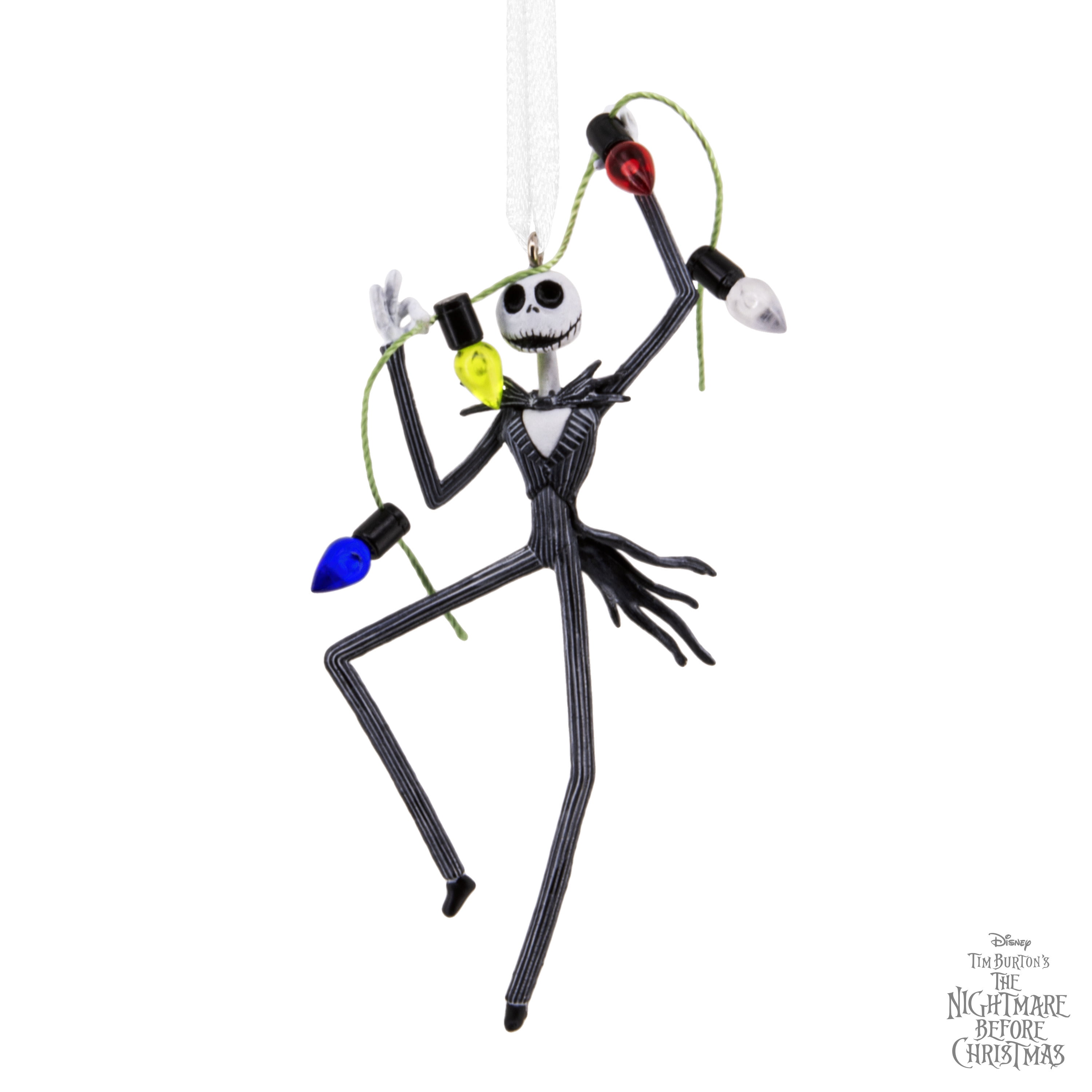 Hallmark Christmas Ornament (Disney Jack Skellington String Light), 1 Count
