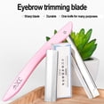 thumbnail image 6 of Eyebrow Razor Blades, 10 Pcschip 10Pcs Stainless Scraping Steel Eyebrow on Tools Makeup Eyebrow Beauty Tools, Easter Mother'S Day Gift Makeup Organizers, 6 of 9