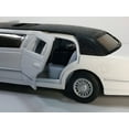 thumbnail image 5 of Kinsmart 1999 Lincoln Town Car Stretch Limousine Limo 1:38 Diecast Model White, 5 of 6